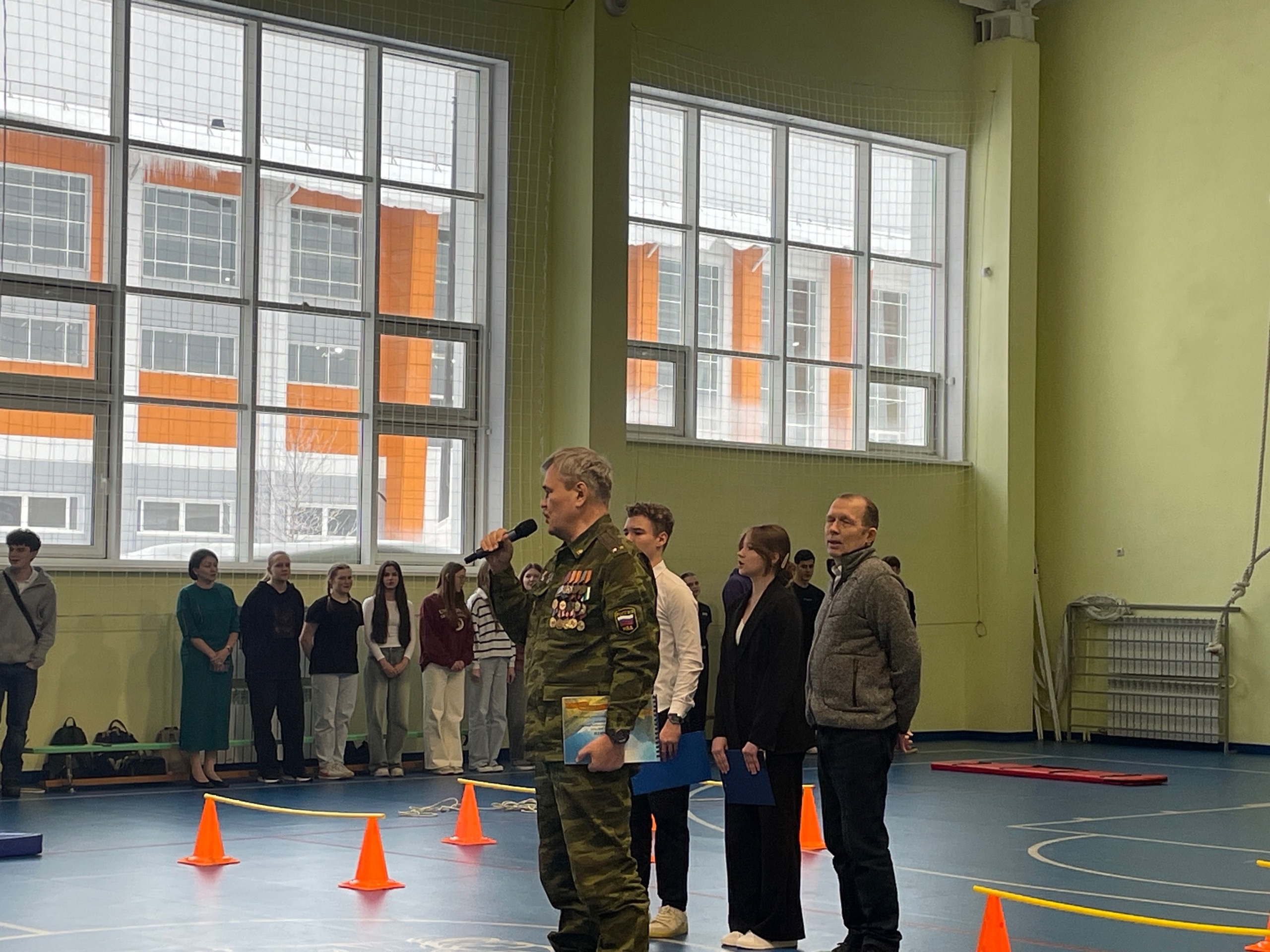 Открытие месячника оборонно-массовой и военно-патриотической работы, посвященного 80-летию Победы в Великой Отечественной войне.