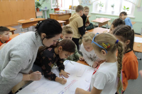 Завершилась смена в детском оздоровительном лагере "Территория дружбы" на базе "младшего" корпуса гимназии!.