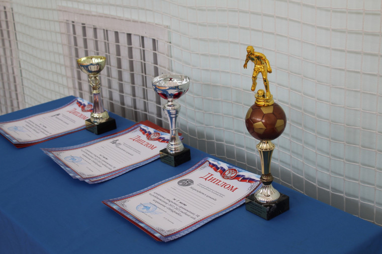 Команда Кванториума гимназии по робототехнике приняла участие в соревнованиях по робофутболу.